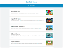 Tablet Screenshot of coolmathgamesrun.com